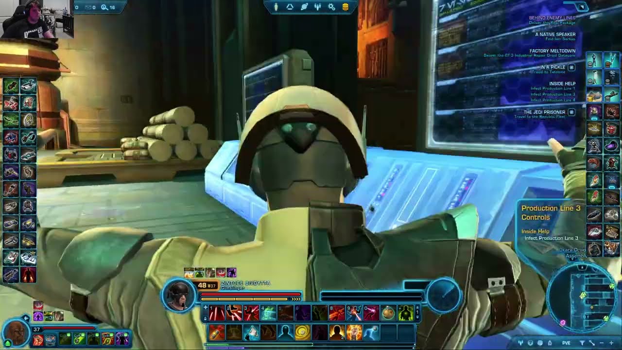 Star Wars the old republic Live Stream Smuggler Route ep 12