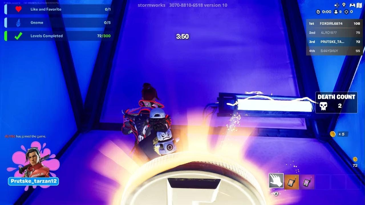 Fortnite Xmas default parkour 300+ its insane xp