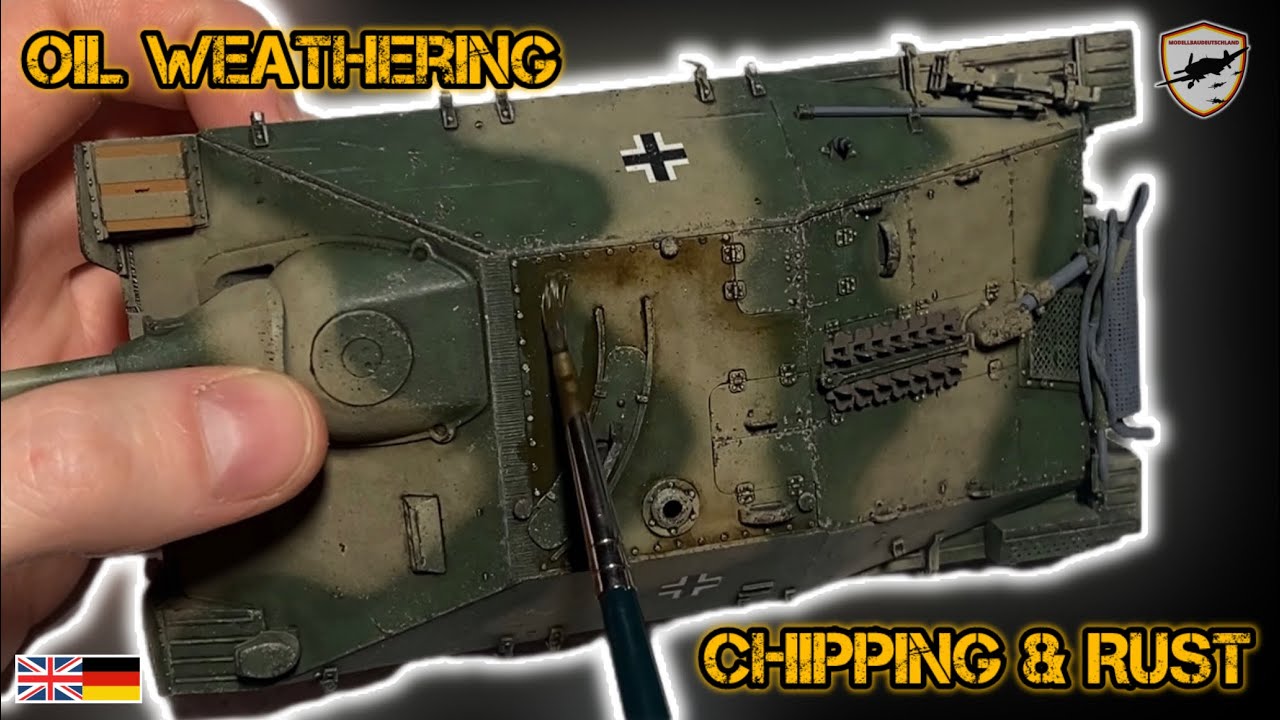 Realistic Weathering on a Jagdpanzer 38 Hetzer 🇬🇧🇩🇪