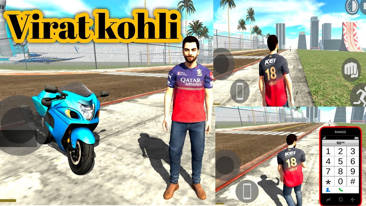 Virat kohli new character || cheat code || new update || new features ||