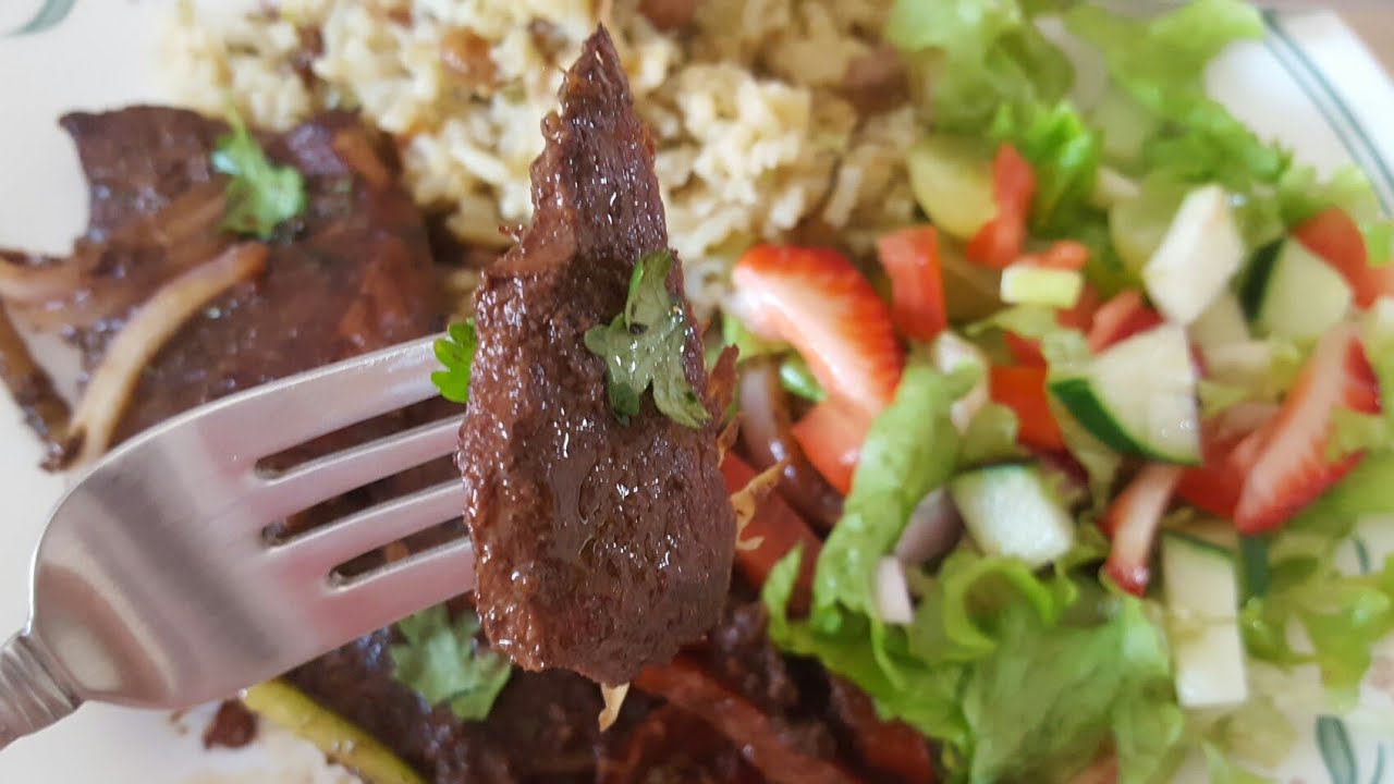 #95 Recette de porc au vin Rouge |men kijan pou prepare viann cochon ak du vin rouj