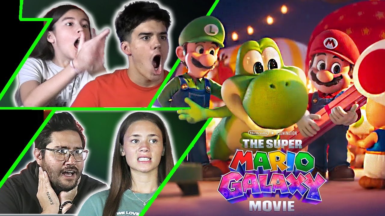 The Super Mario Galaxy Movie - Official Yoshi First Look Trailer REACTION!