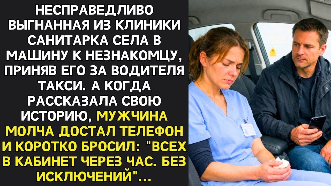 Санитарка села к незнакомцу приняв за таксиста. А рассказав историю, застыла, когда он сделал звонок