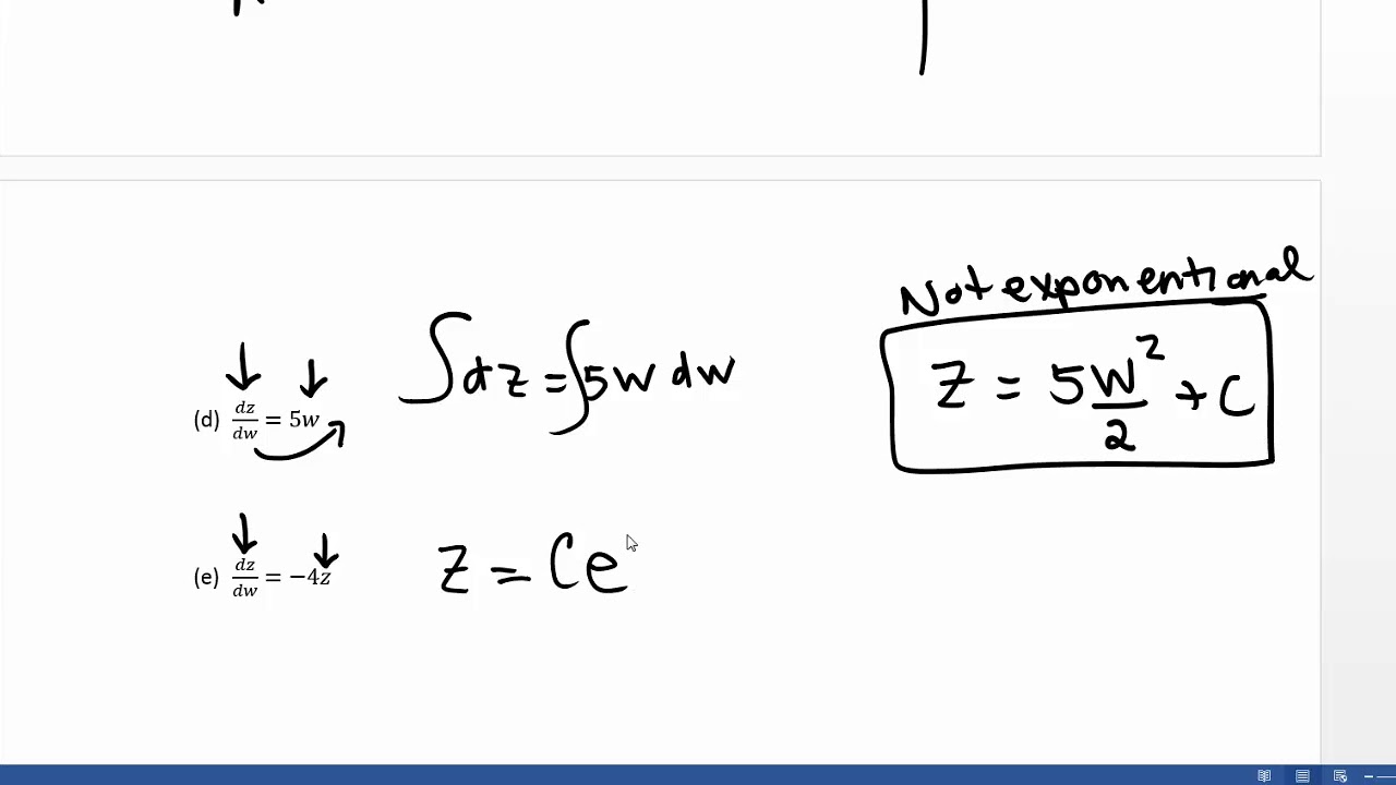 Exponential Growth and Decay