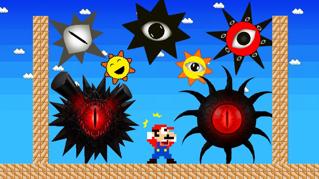 Mario vs Suika | EVOLUTION of Sprunki Mr.Sun OLD vs NEW PHASE 1-15!