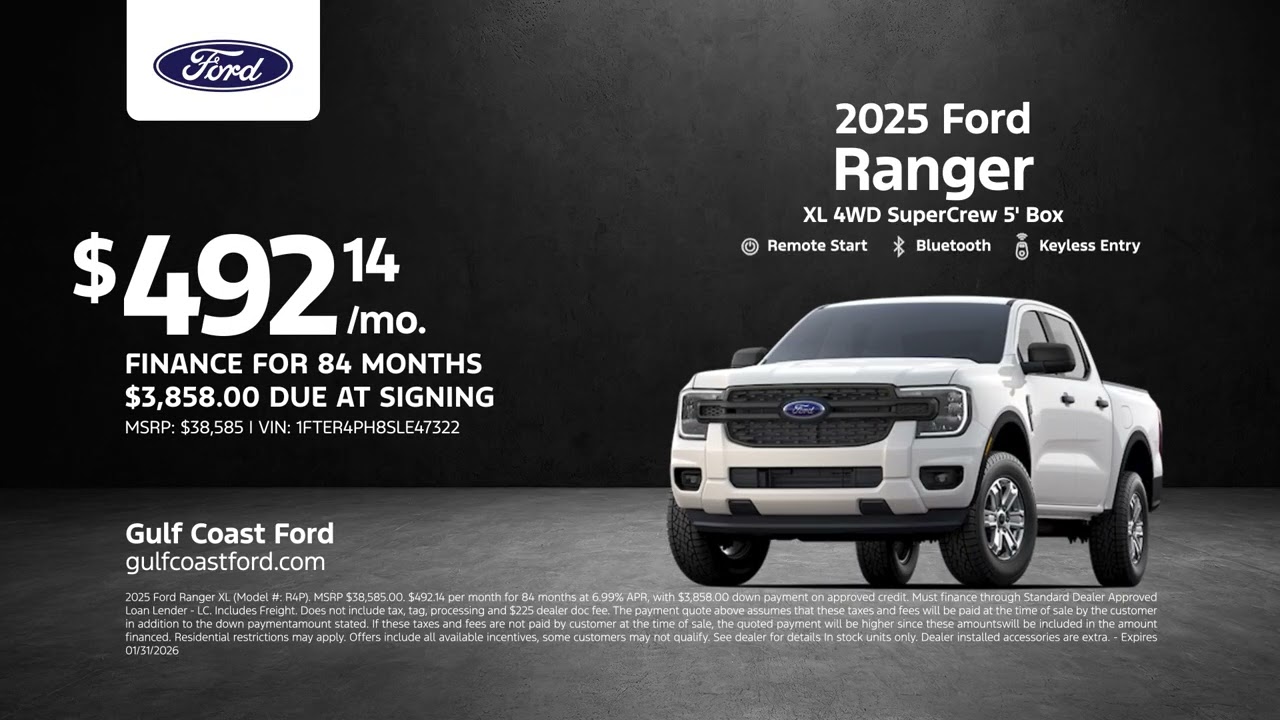 Ford Ranger 01/23/2026 6803307