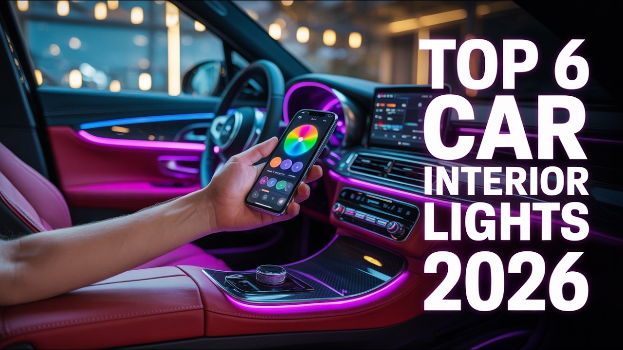 Top 6 Best Car Interior Lights 2026!