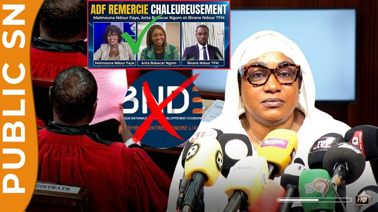 Libre, ADF remercie chaleureusement Maimouna Nd. Faye, Anta B. Ngom et Birane Ndour et lâche: 