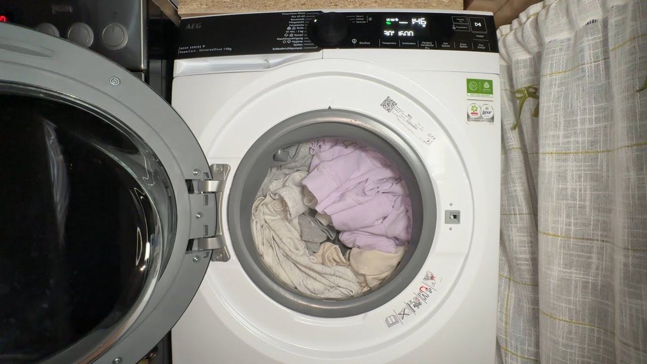 AEG 8000 Series LR8FL160EX Waschmaschine - Cottons 30°C/86°F - 10kg load