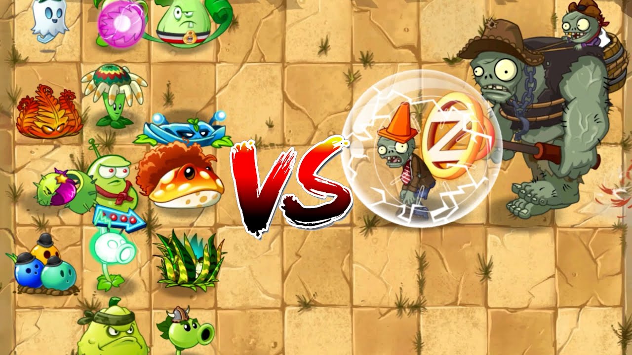 PvZ 2 - Random Team plant Vs  Wease & Garantuar Zombies - Who's the best ? #plantsvszombies