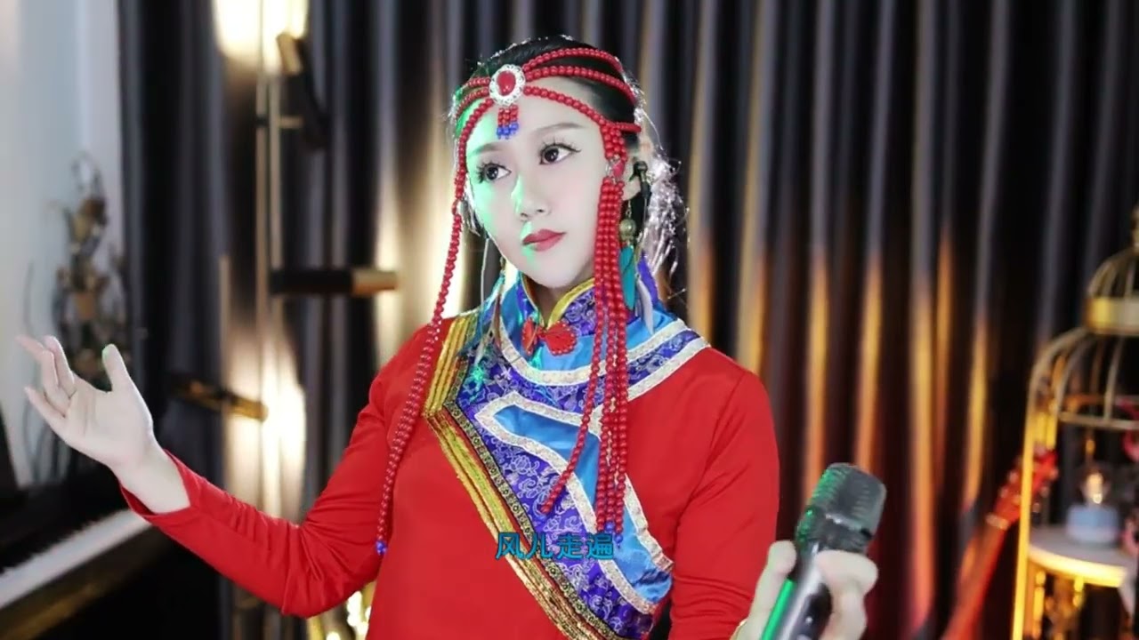 守护内心清静的女神。米灵一首专辑歌曲《次真拉姆》送给你 #音乐 #舞台表演 #真人真唱