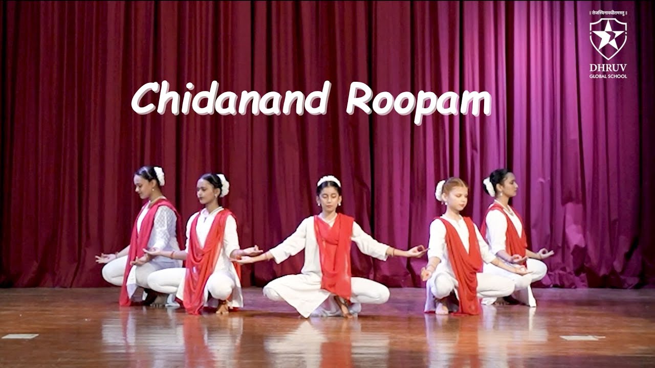 Chidanand Roopam | Bharatnatyam | Dance Cover | Dhruv Global School, Pune