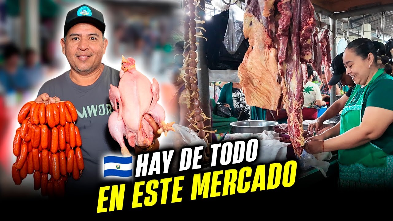 😰SORPRENDENTE TODO lo que VENDEN en el MERCADO de SAN RAFAEL OBRAJUELO EL SALVADOR 😱