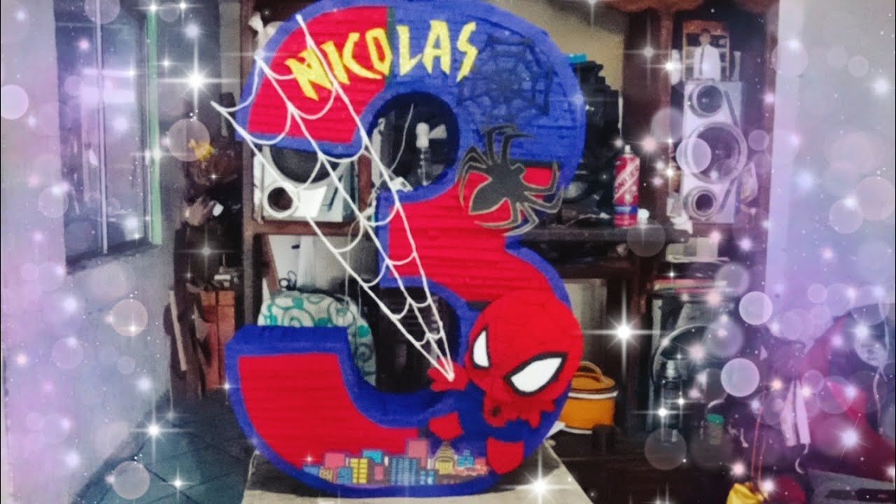 ПИНЬЯТА НОМЕР ТРИ В ФОРМЕ ЧЕЛОВЕКА-ПАУКА 🕷️/ КАК СДЕЛАТЬ ПИНЬЯТУ В ФОРМЕ ЧЕЛОВЕКА-ПАУКА