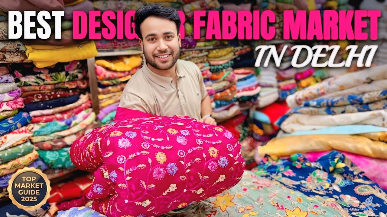 SHANTI MOHALLA FABRIC MARKET DELHI || Boutique Designer Fabric 