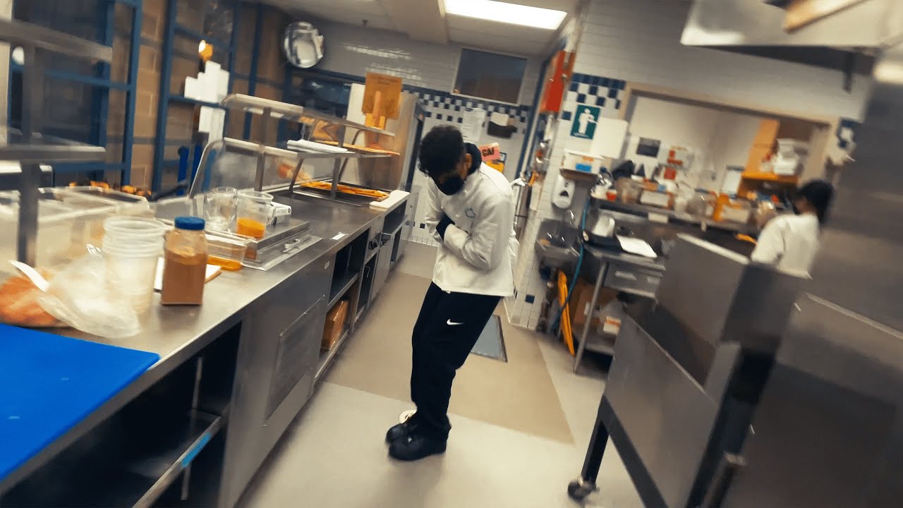 Serving The Cafeteria At LA Matheson