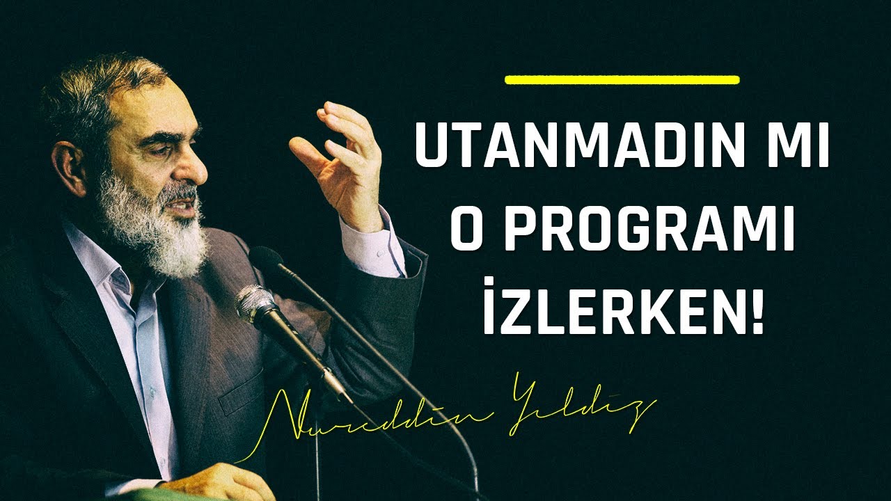 UTANMADIN MI O PROGRAMI İZLERKEN! | Nureddin Yıldız