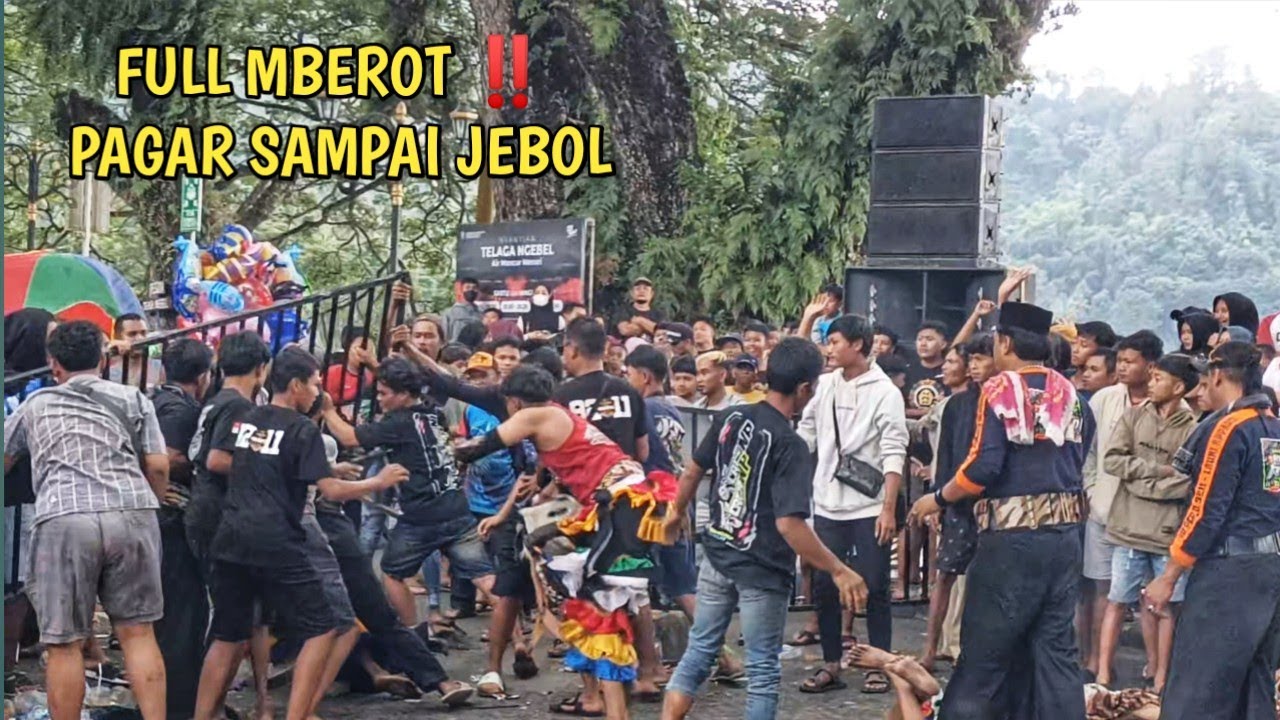 PAGAR JEBOL ‼️Full Mberot Banteng Suro Ngamuk di telaga Ngebel Jaranan Nogo Pertolo