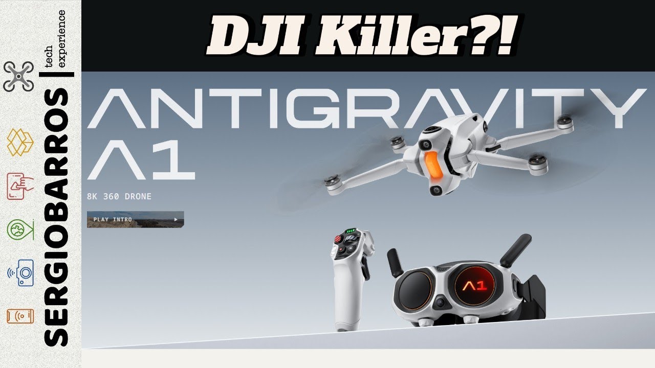 A1 Antigravity, chegou para ameaçar a DJI?!!
