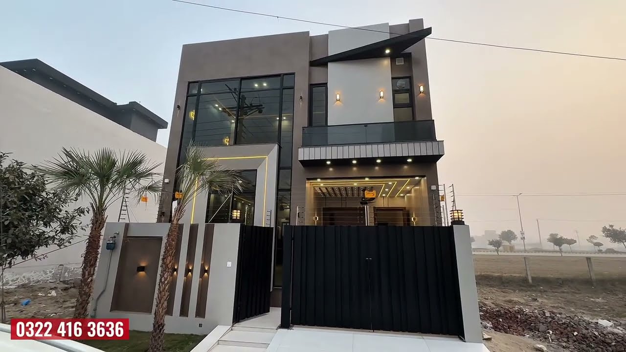 5 Marla Modern House for sale in Central Park Housing Society Lahore. 