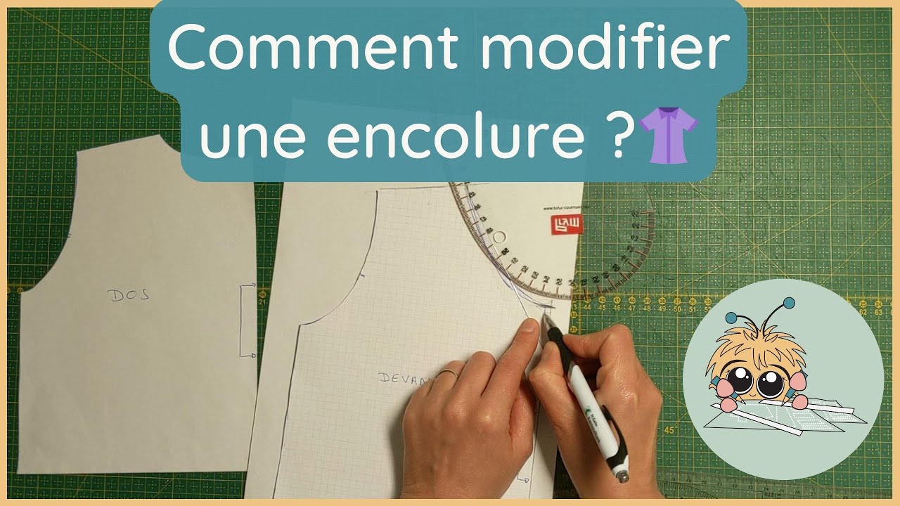 Comment modifier l'encolure d'un patron ? Les 3 règles à connaitre