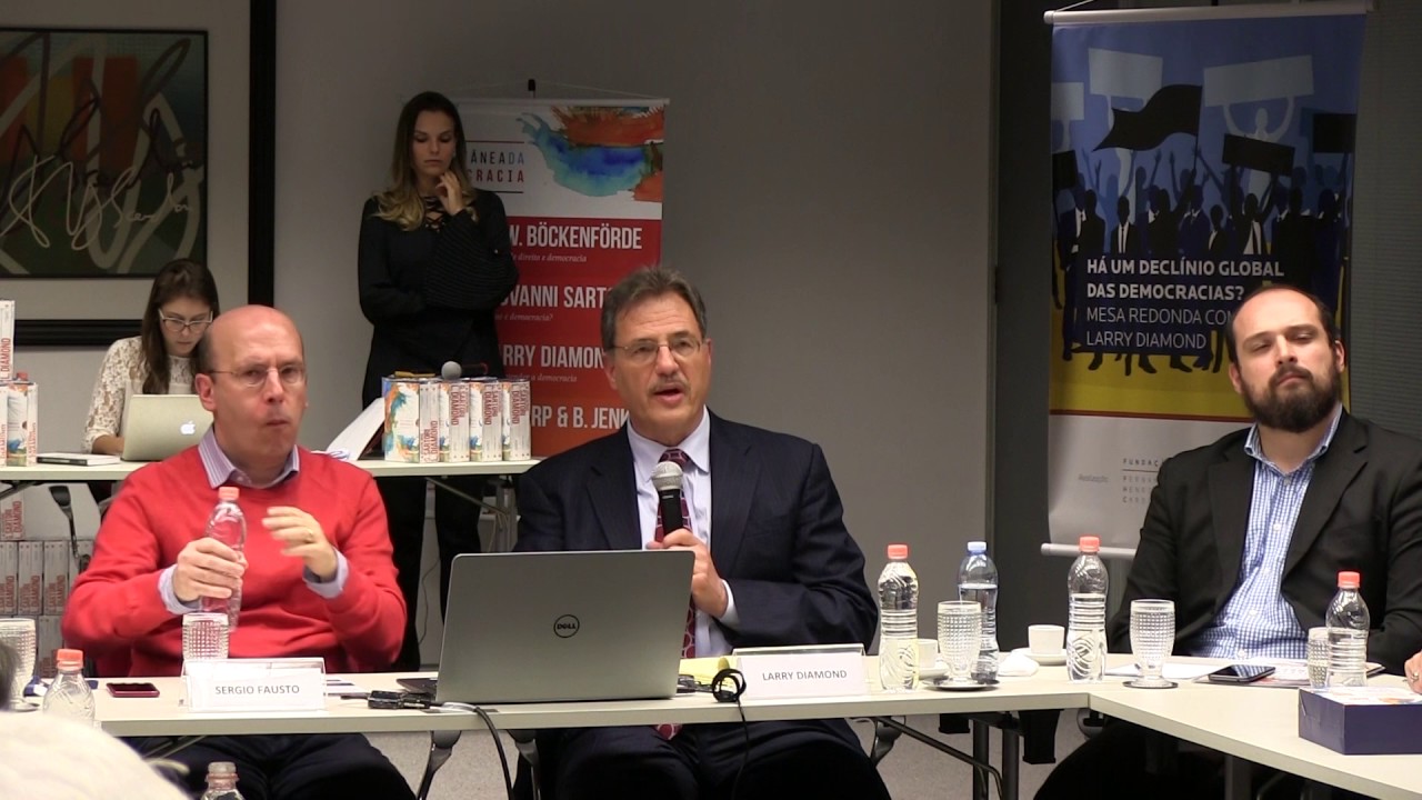 Há um declínio global das democracias? Mesa Redonda com Larry Diamond