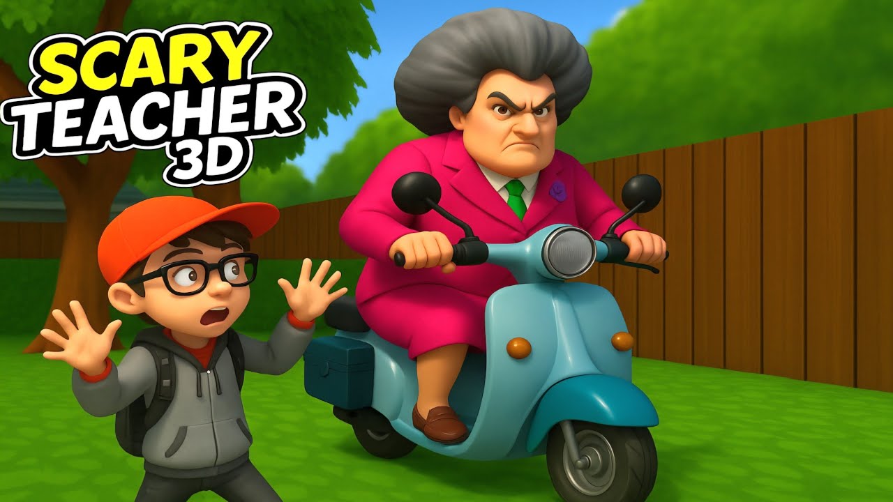 FUNNIEST SCOOTER PRANK ON SCARY TEACHER! 😆