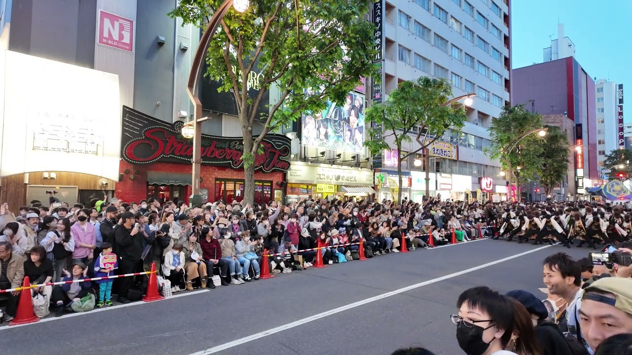 【４K60p】室蘭百花繚蘭★第33回YOSAKOIソーラン祭り/FANKY！すすきの第１会場/2024.06.07/DJI Pocket3