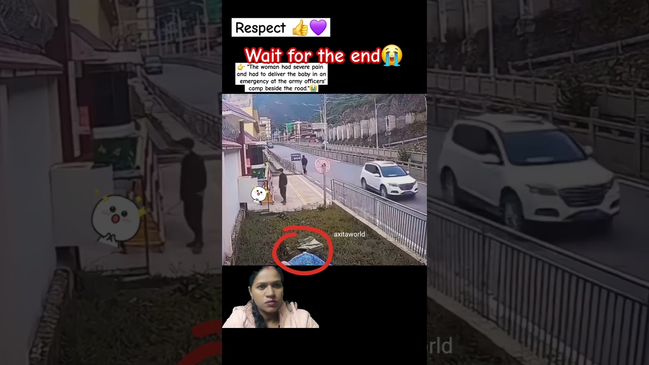 The brave 💖💜army officers ensured the woman&rsquo;s safe delivery.