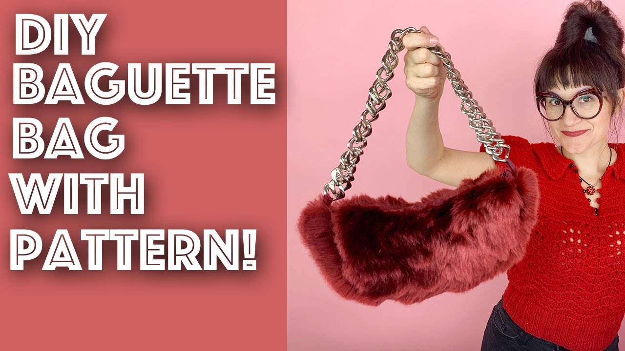 DIY Baguette Shoulder Bag With Pattern | Sew Anastasia