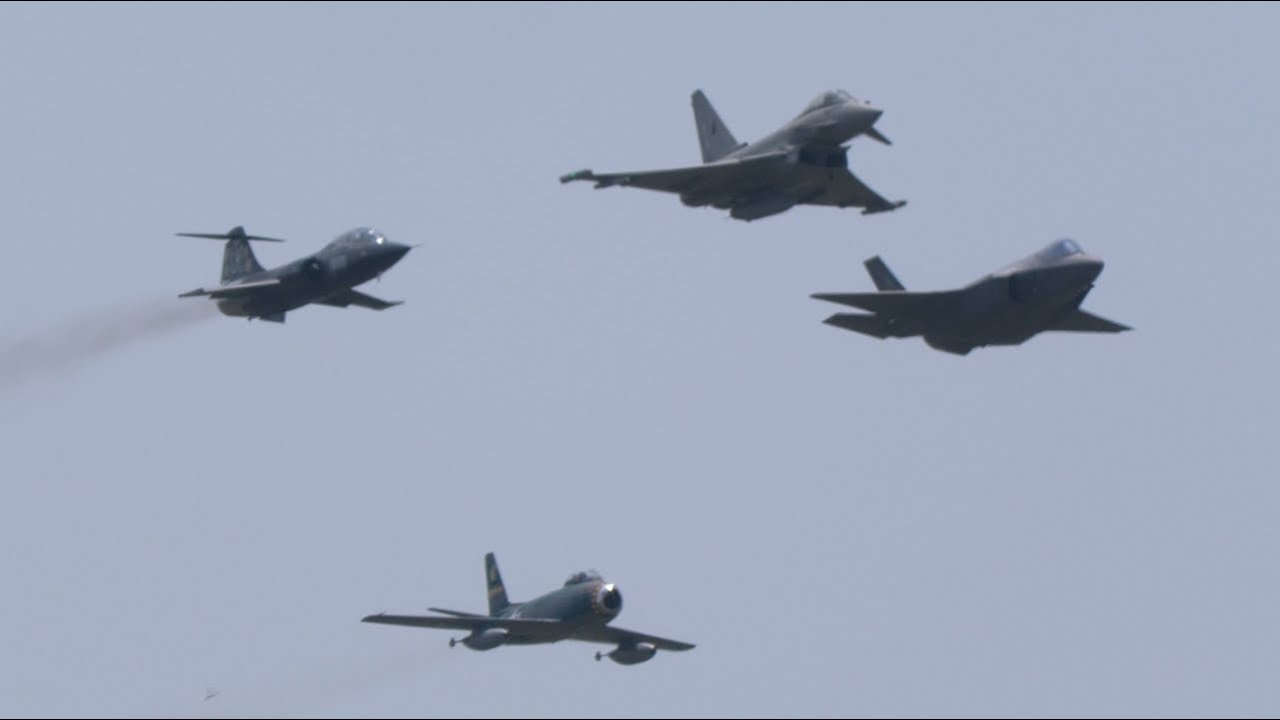 F-104 Starfighter, FIAT G.91 & F-86 Sabre - Italian Air Force 100th Anniversary Airshow