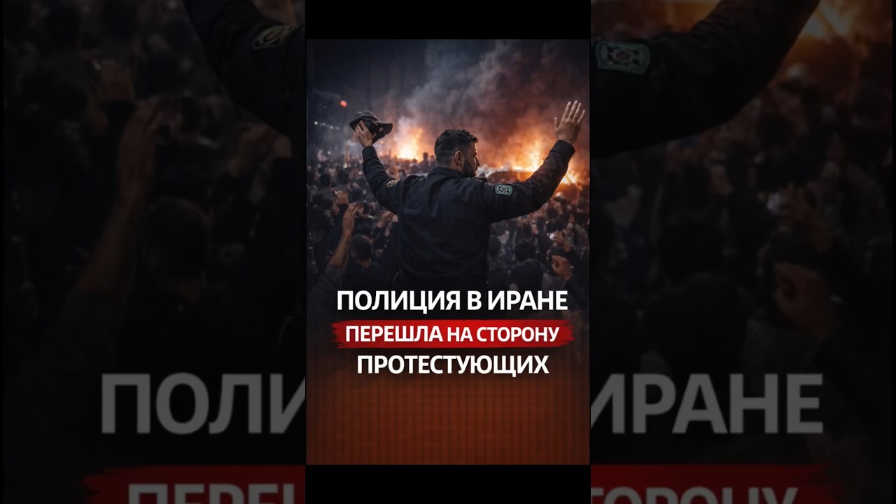 🚨 ПОЛИЦИЯ В ИРАНЕ ПЕРЕШЛА НА СТОРОНУ ПРОТЕСТУЮЩИХ