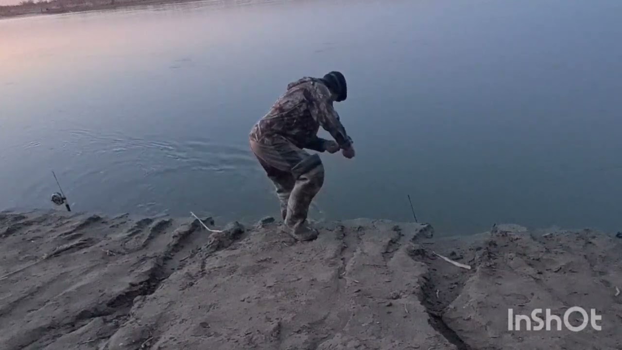 Кокжиде,  Аралтобе. Амур, сазан, сом, супер рыбалка, без подсака, одной рукой. 2-Часть.
