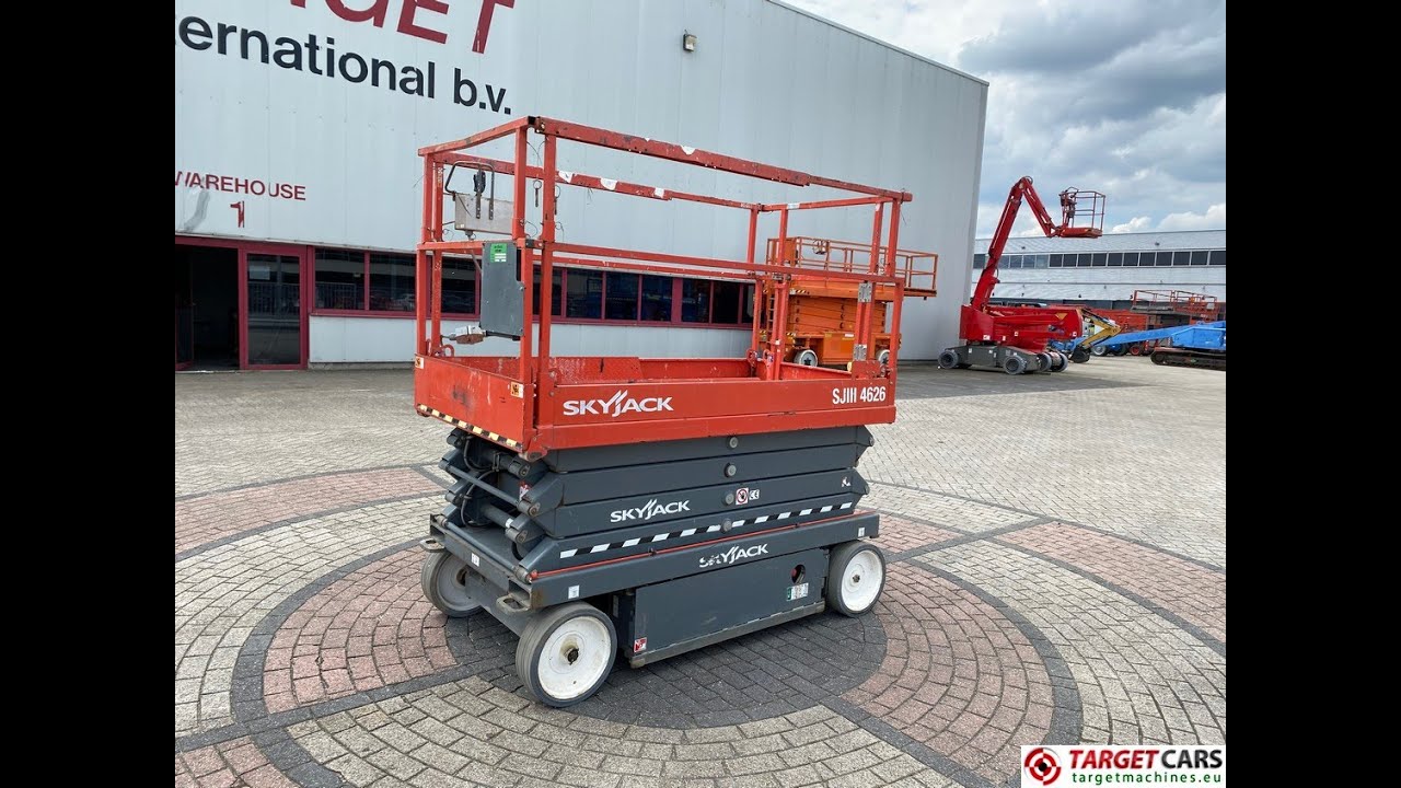 782114 SKYJACK SJ4626 ELECTRIC SCISSOR SJIII-4626 WORK LIFT 2020 70043973 79HRS 990CM CE