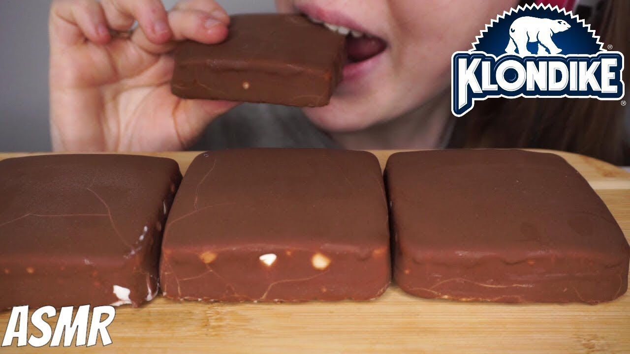 ASMR KLONDIKE BARS (No Talking) EATING SOUNDS