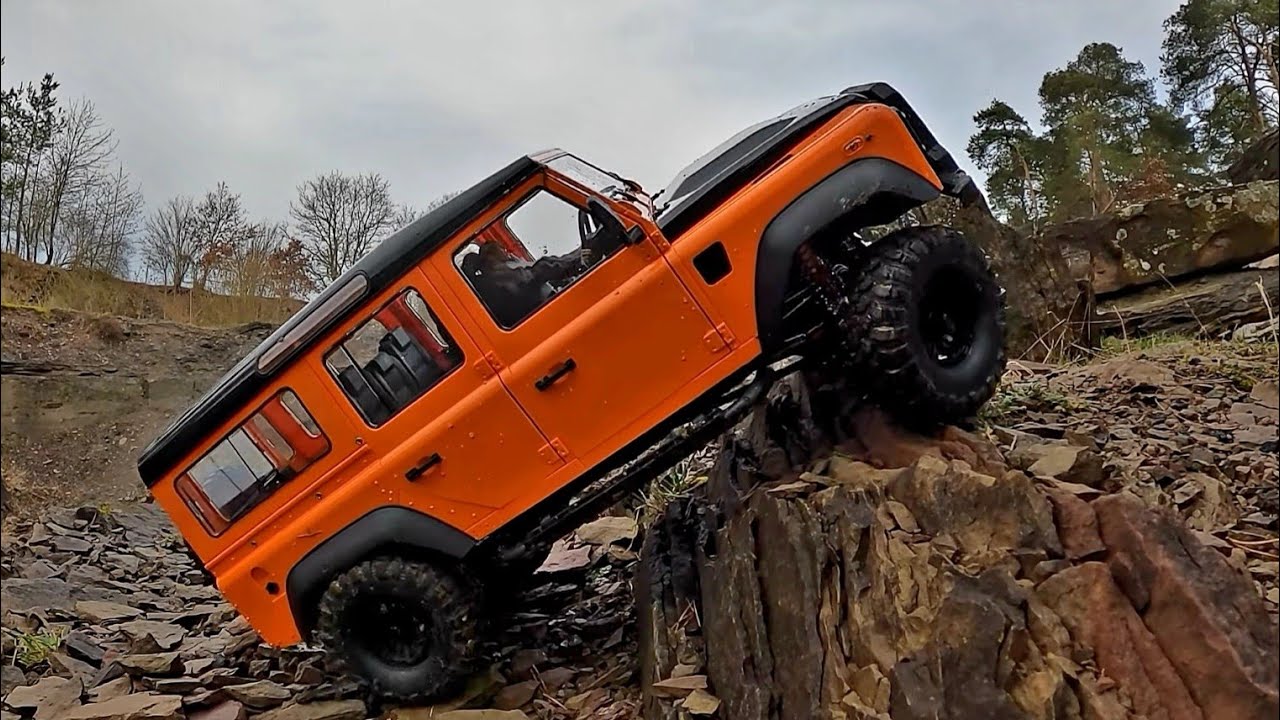 FM101 Landrover Defender // Doublee // RC Crawler 4WD RTR // Maßstab 1:8 // Geopark Frankenberg //