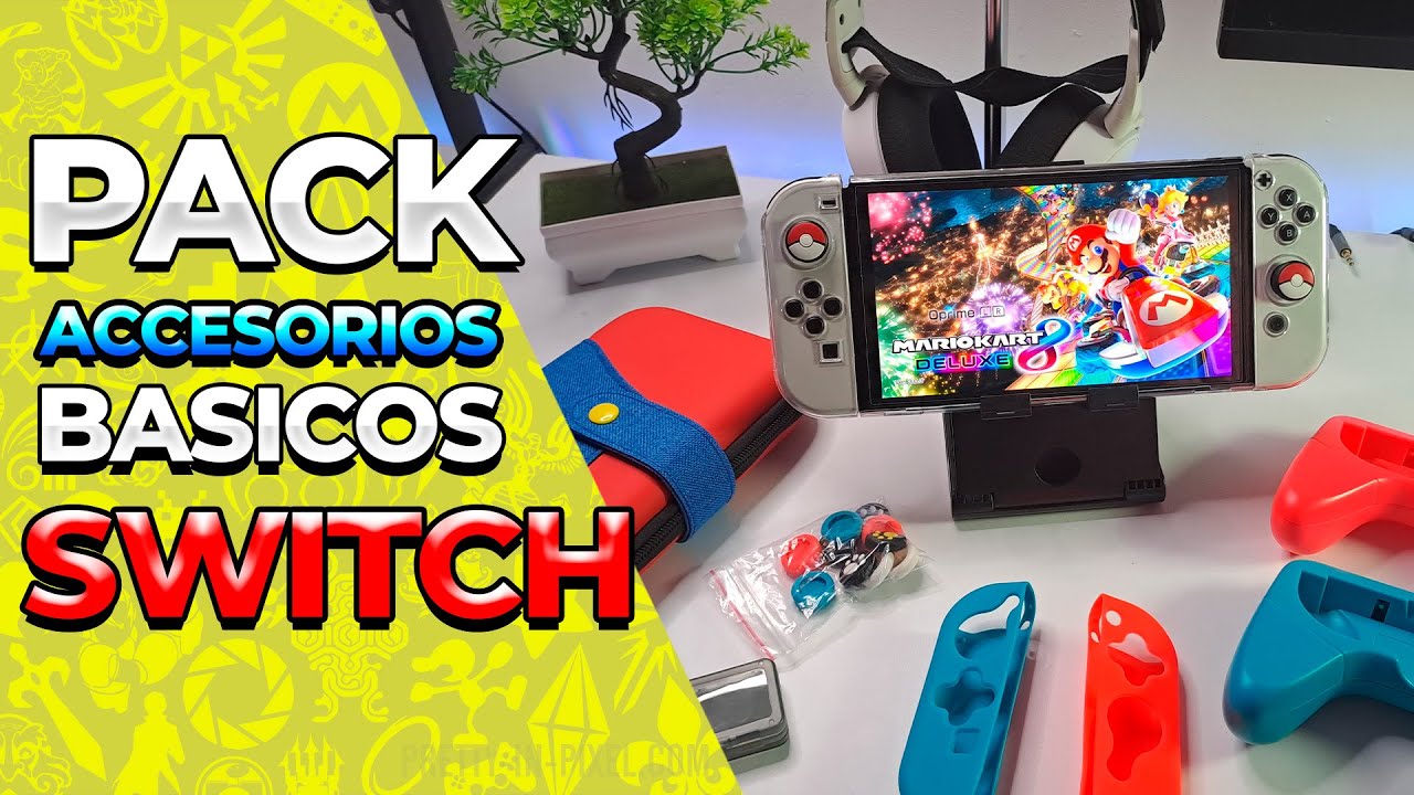 EL MEJOR KIT BASICO para Nintendo Switch Oled