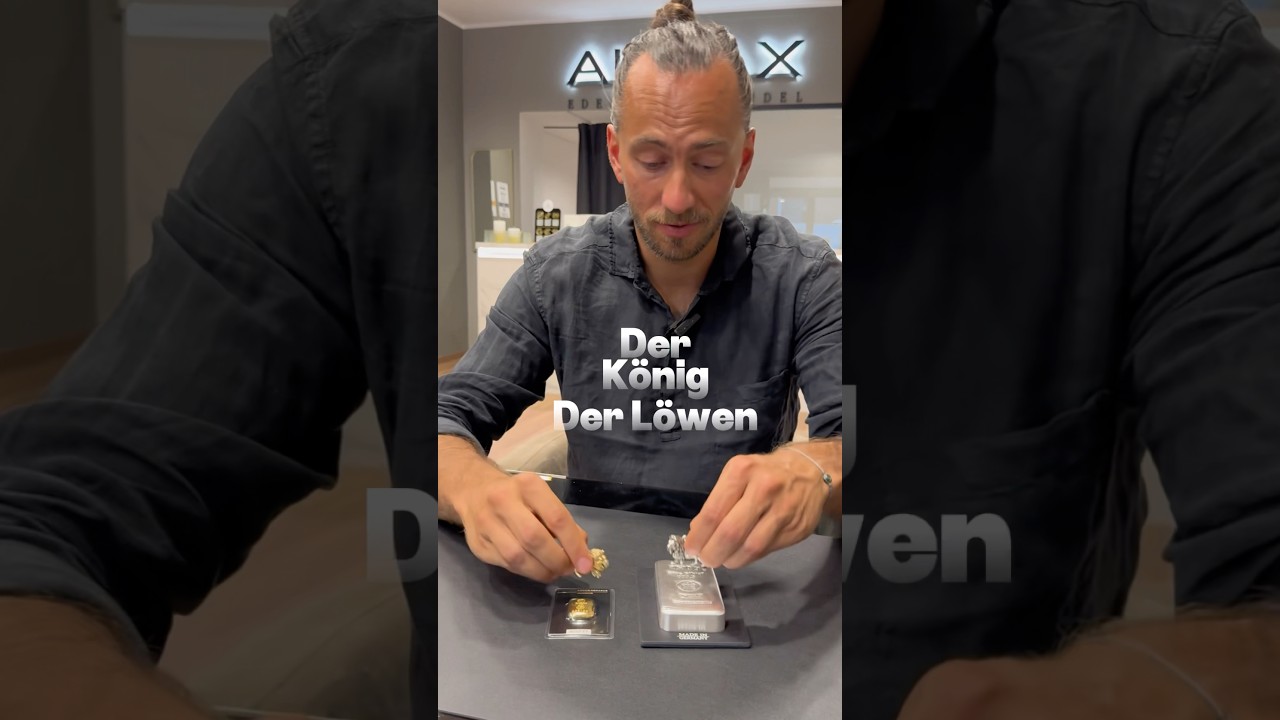 Der K&ouml;nig der 🦁 ist Gold! #Aurax#Gold#goldankauf#aktien#bestinvestment#silber#vergleich