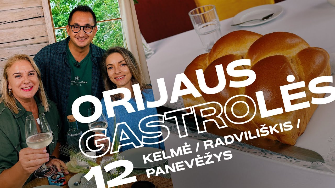 Orijaus GASTROlės Lietuvoje. 12 laida. Naminiai guminukai ir Kelmės pyragas