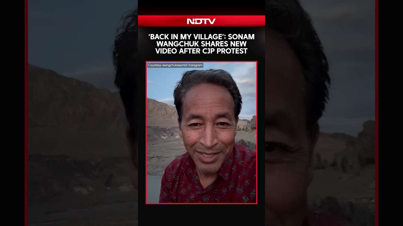 Sonam Wangchuk | 'Back In My Village': Sonam Wangchuk Shares New Video After CJP Protest
