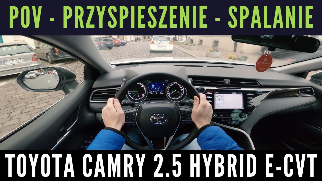 Toyota Camry 2.5 Hybrid e-CVT [spalanie, przyspieszenie, POV]