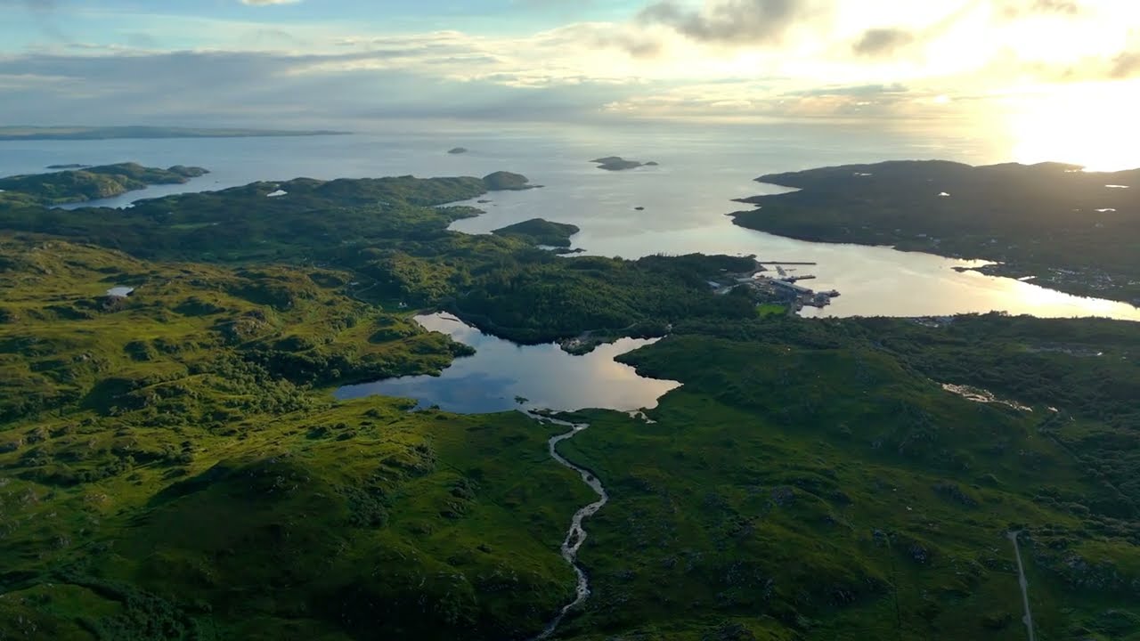 A flight over the Incredible Assynt, Scotland. #4kstatus