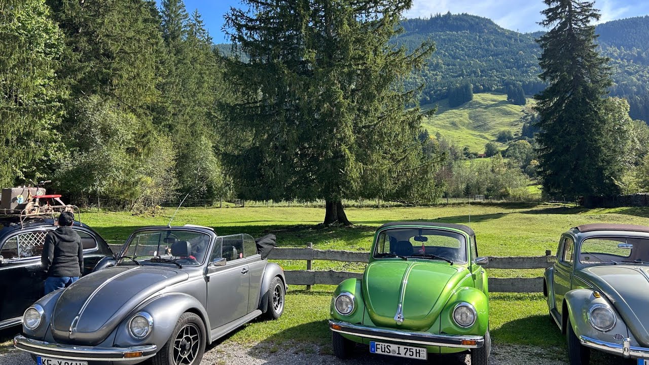 Schönste Käfer Ausfahrt seit langem- Abschlussfahrt Käfer Club Allgäu 2025