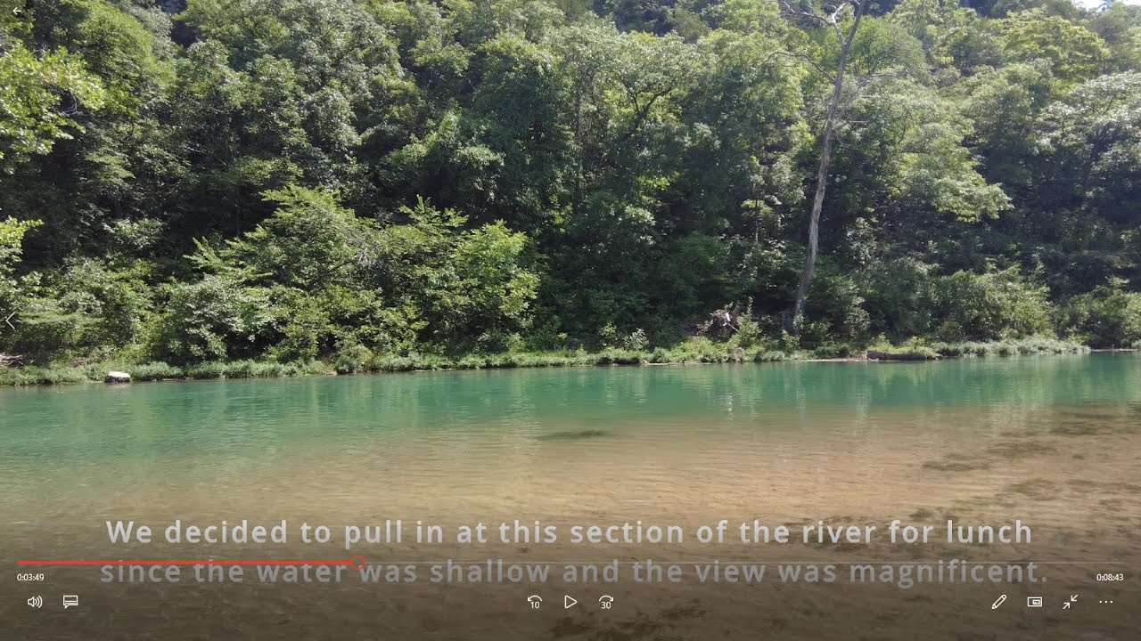 Float trip Eleven Point- From Greer Crossing to Turner Mill South  Access.4K