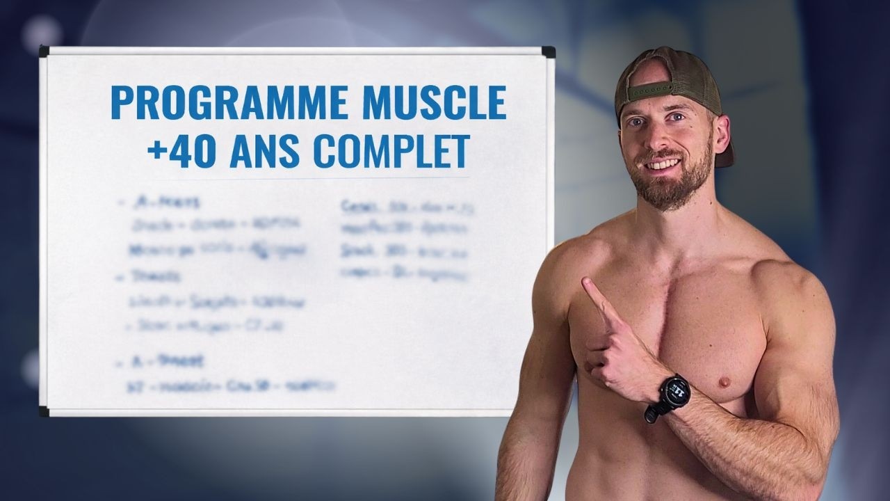 Programme musculation +40 ans : prendre du muscle à la maison (peu de matériel)