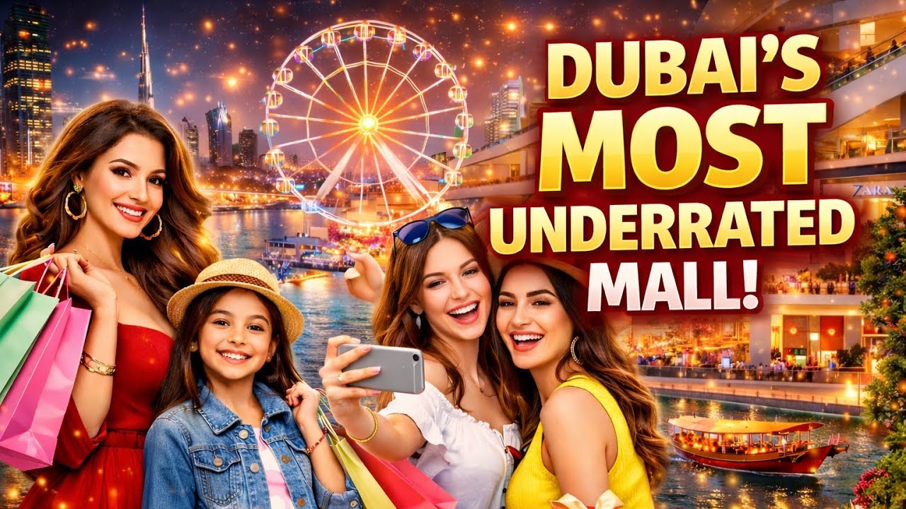 Dubai’s MOST UNDERRATED Mall 😱 | Dubai Festival Mall Full Tour & Shopping Experience