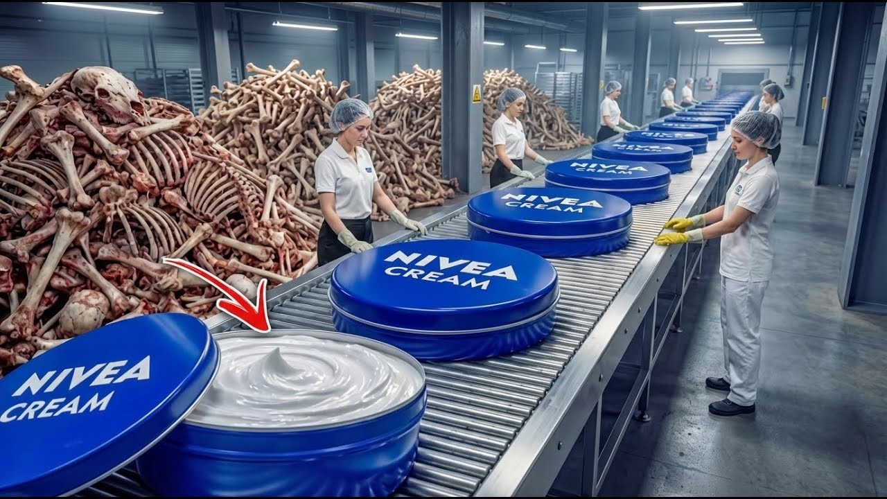 Inside the Factory That Turns Millions of Animal Bones into Luxury Creams – Full Skincare Process