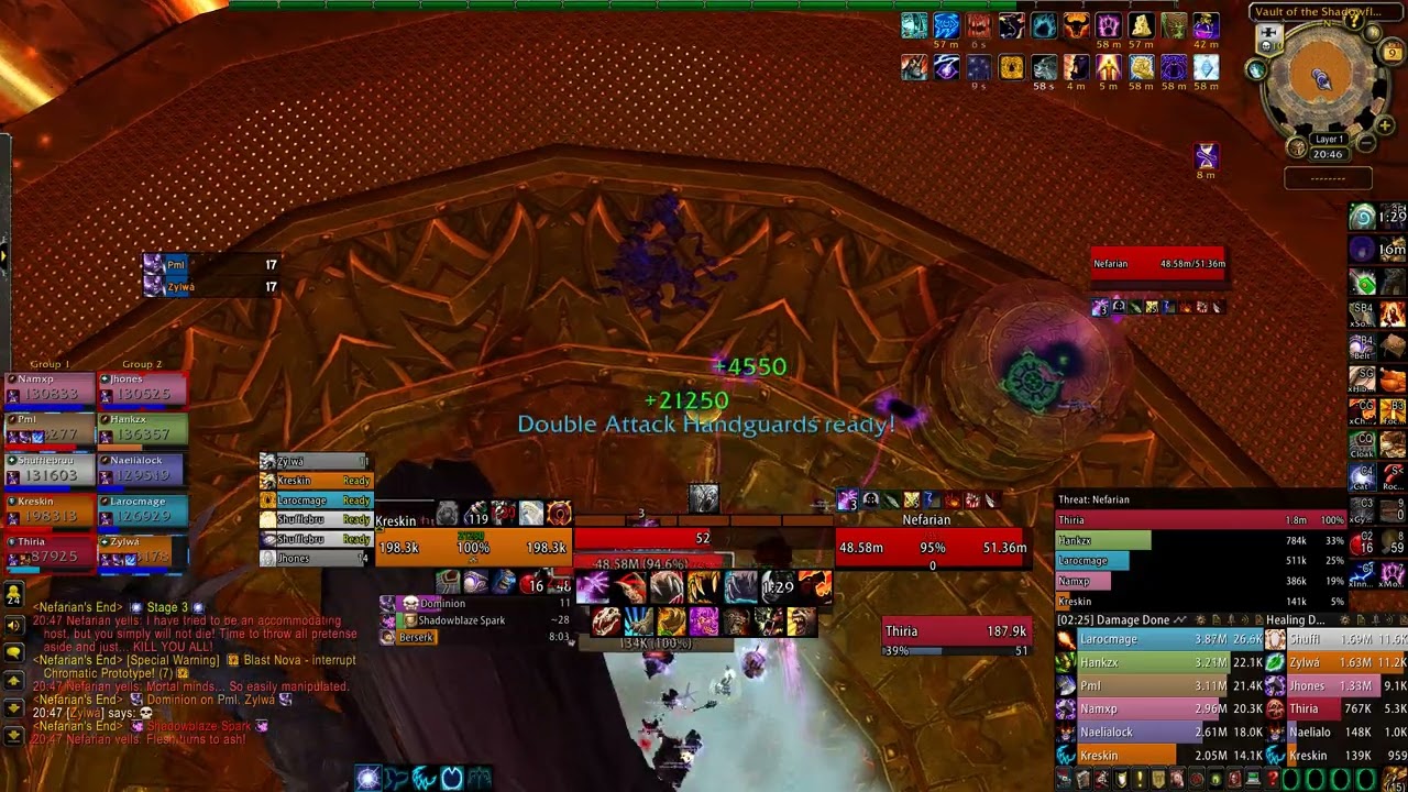Nefarian 10 Heroic (Feral Tanking Adds)