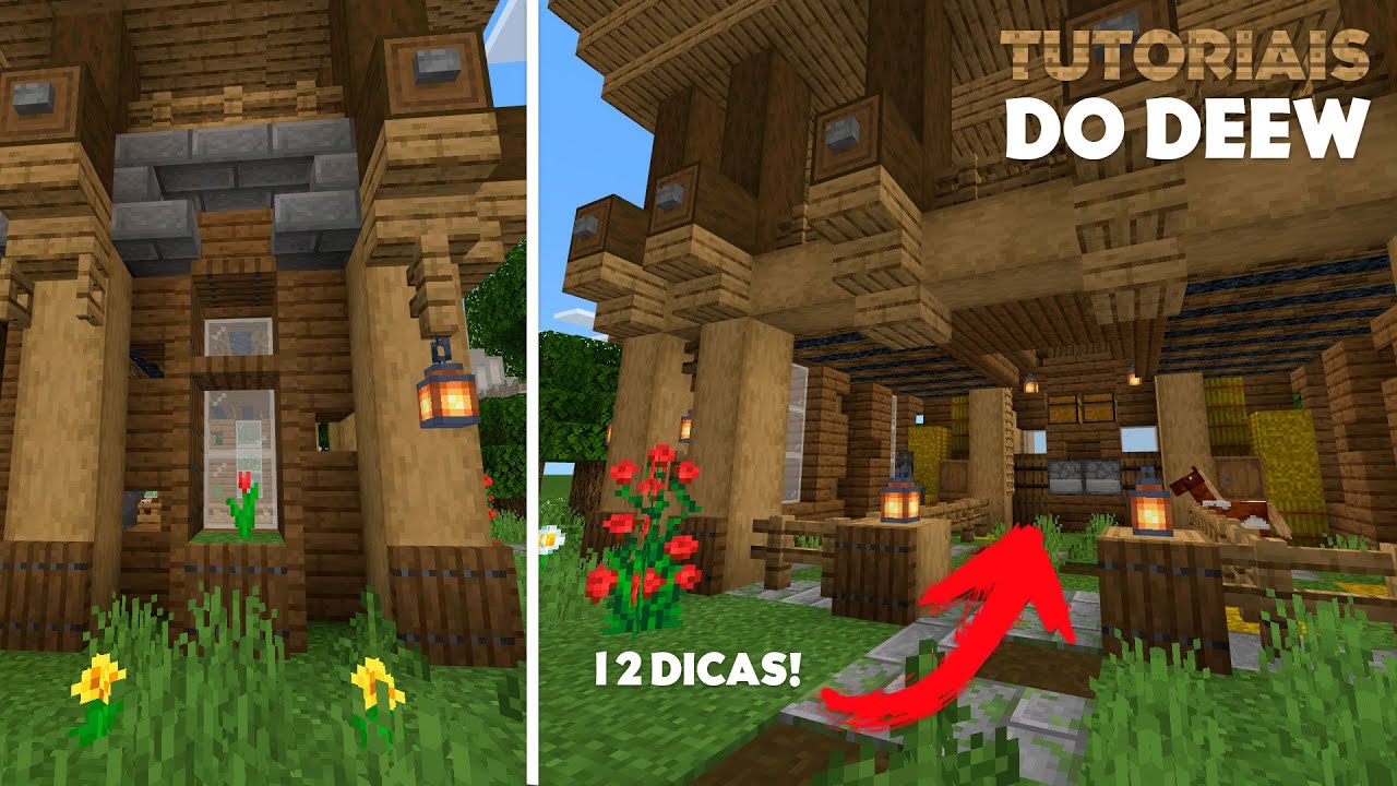 🖌️ COMO APRENDER A CONSTRUIR NO MINECRAFT (12 DICAS)!