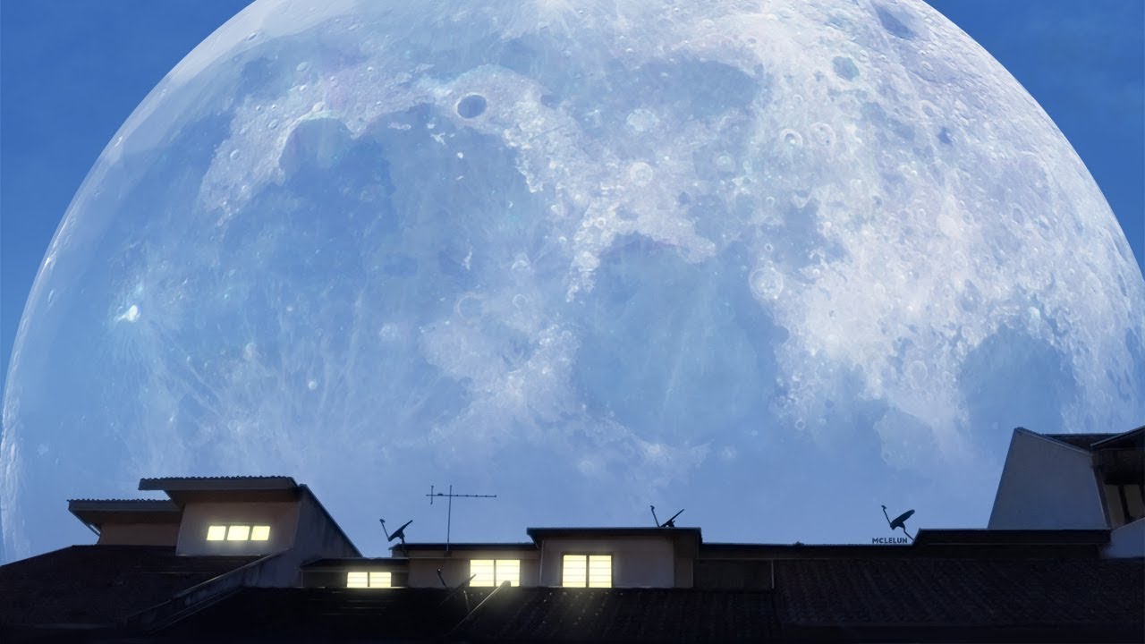 Photoshop Painting - Big Moon